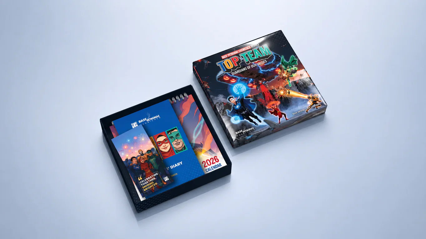 BASF Malaysia — Calendar and Gift Set for Chemicals and Manufacturing