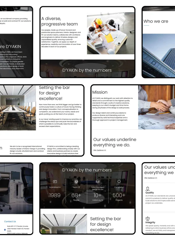 Dyakin website portfolio image 9