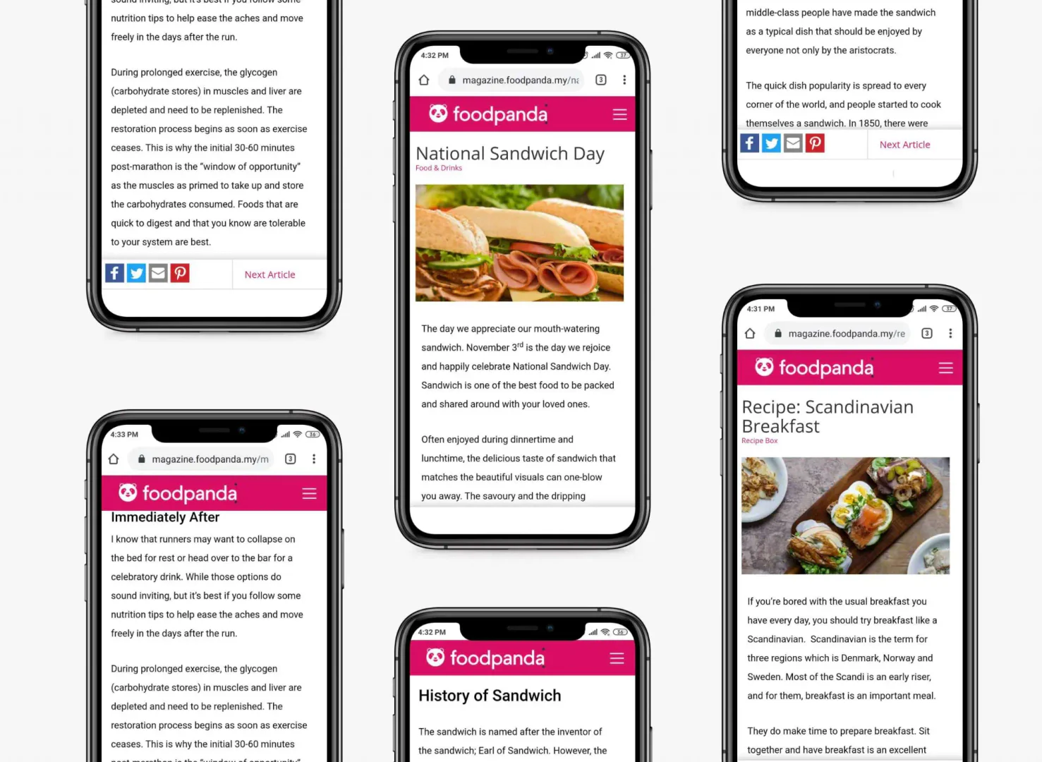 Foodpanda Content Marketing
