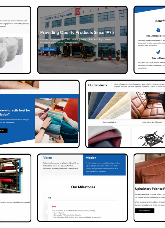 Kintex website portfolio image 8