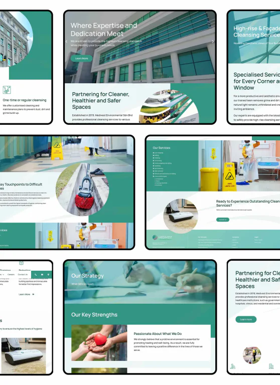 Medivest Environmental website portfolio image 9